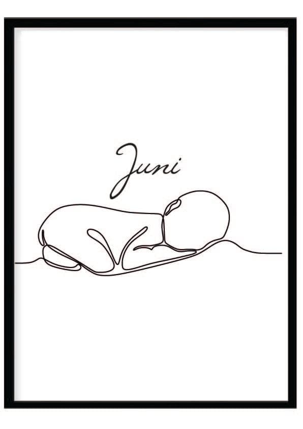 Poster namn Juni Barn