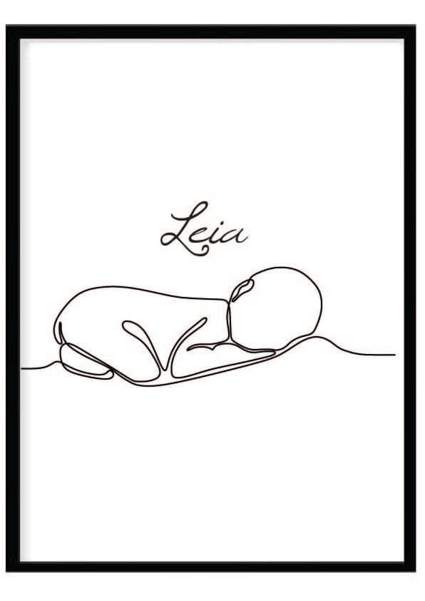 Poster namn Leia Barn