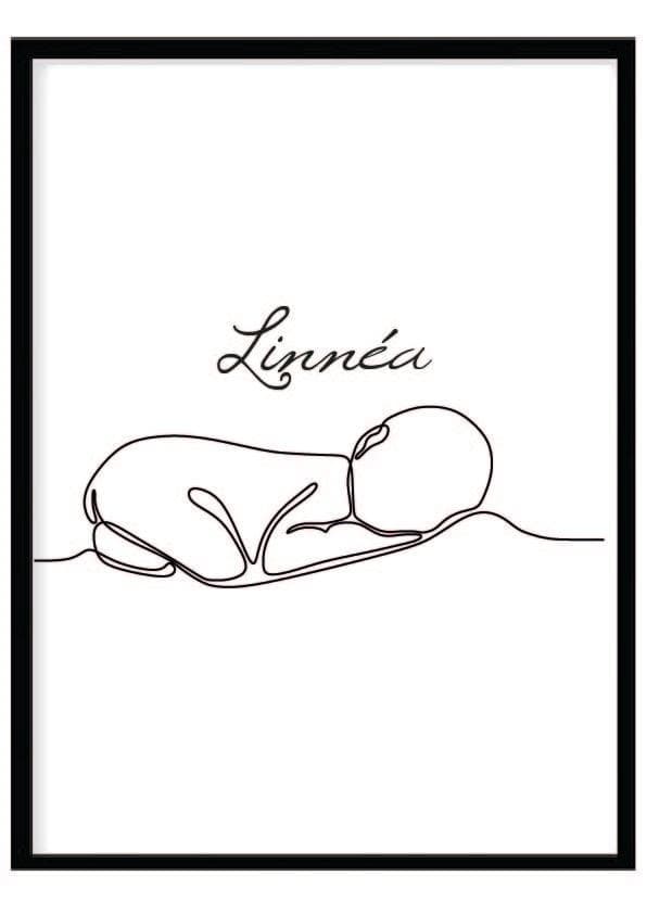 Poster namn Linnéa Barn