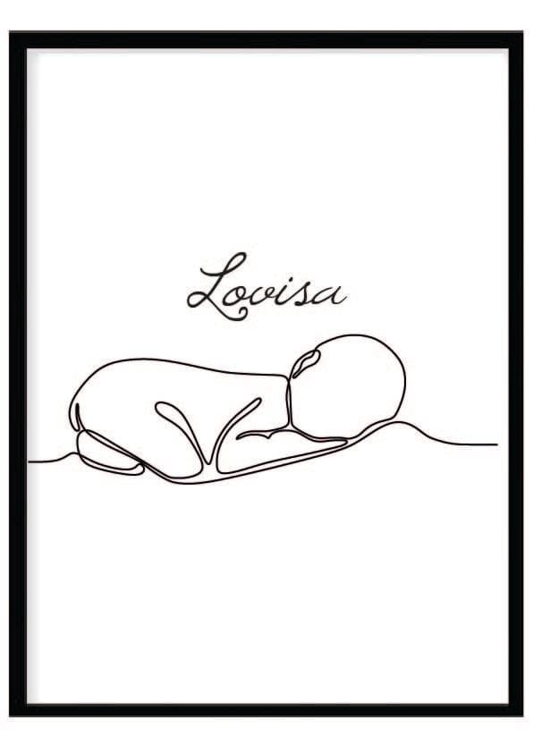 Poster namn Lovisa Barn