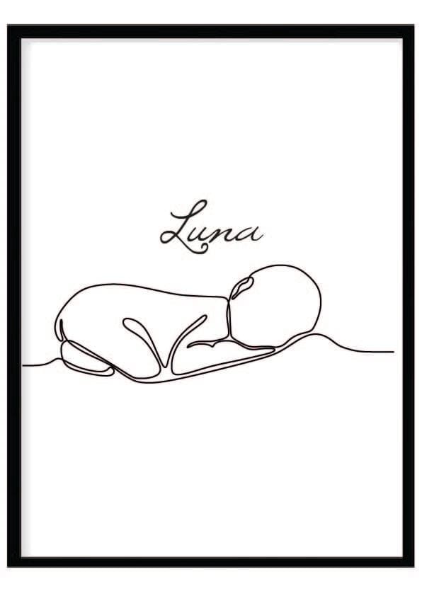 Poster namn Luna Barn