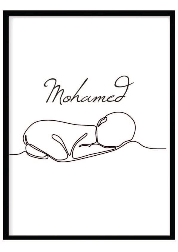 Poster namn Mohamed Barn