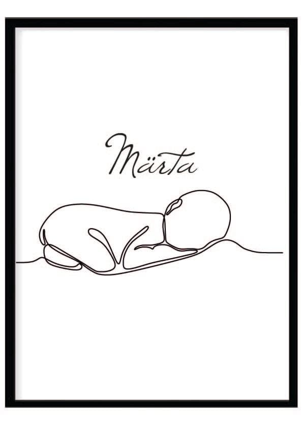 Poster namn Märta Barn