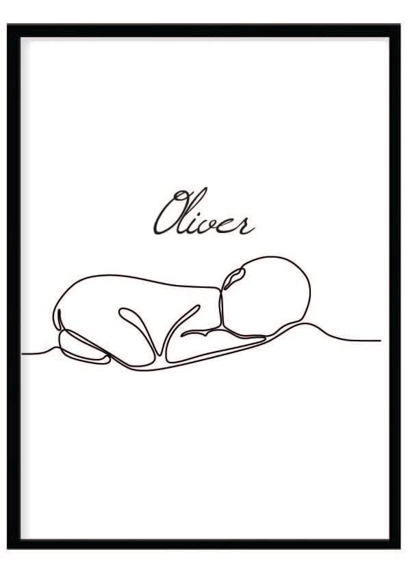 Poster namn Oliver Barn