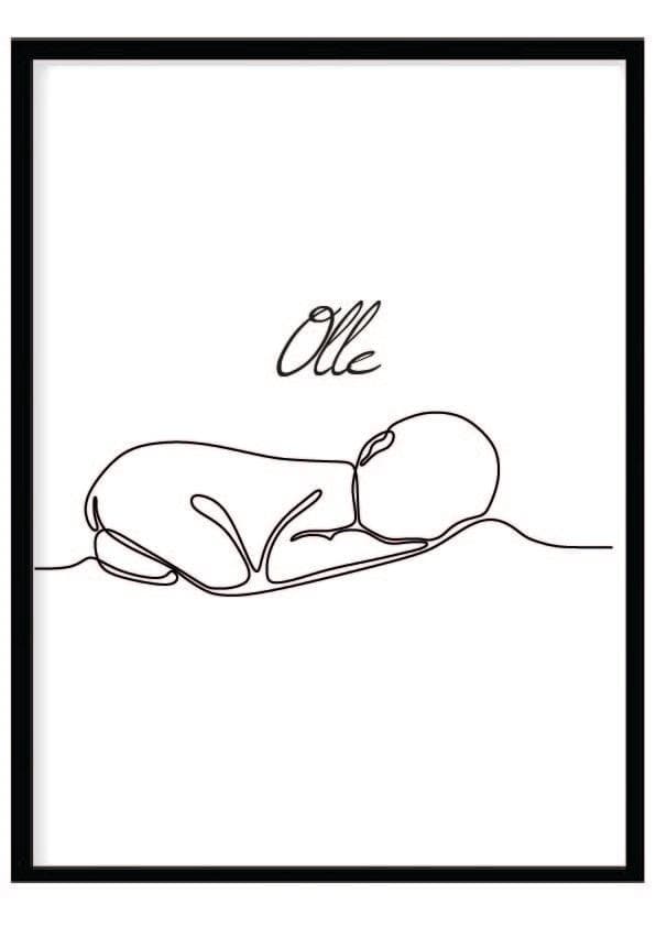 Poster namn Olle Barn