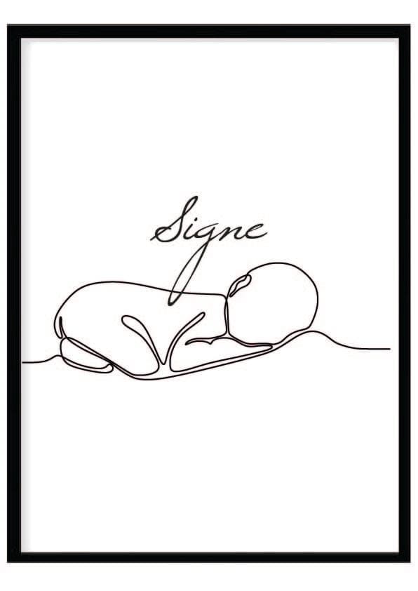 Poster namn Signe Barn