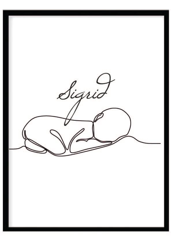 Poster namn Sigrid Barn