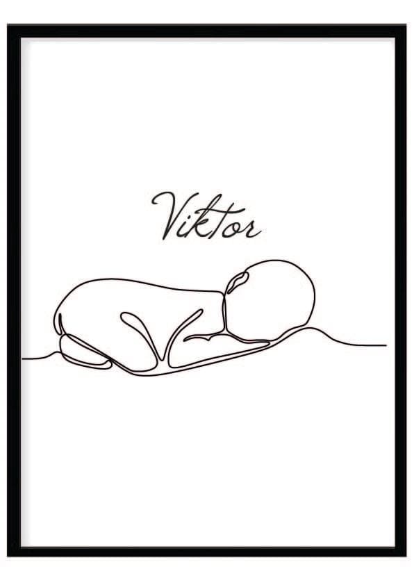 Poster namn Viktor Barn