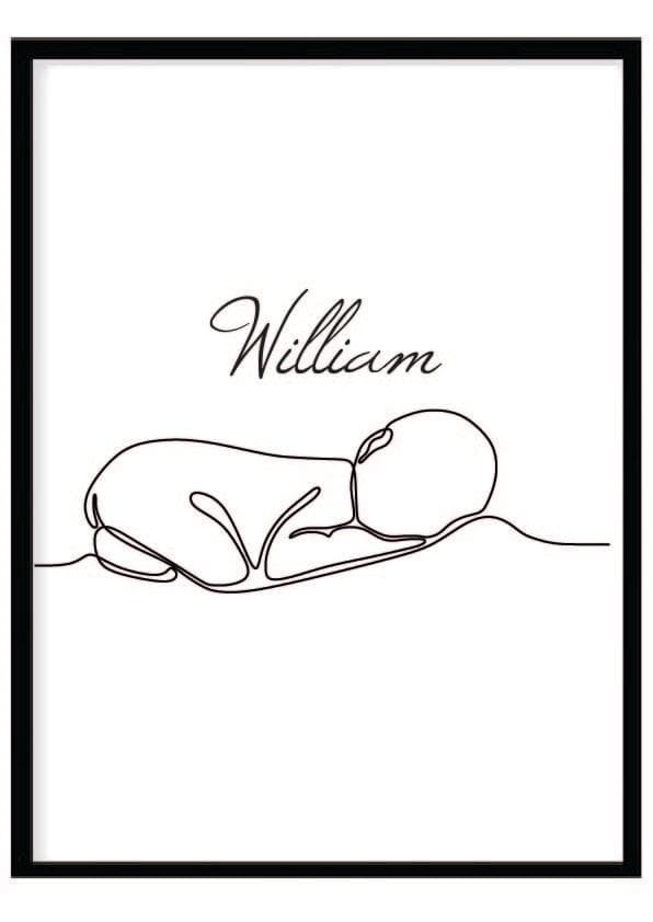 Poster namn William Barn