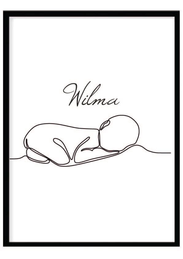 Poster namn Wilma Barn