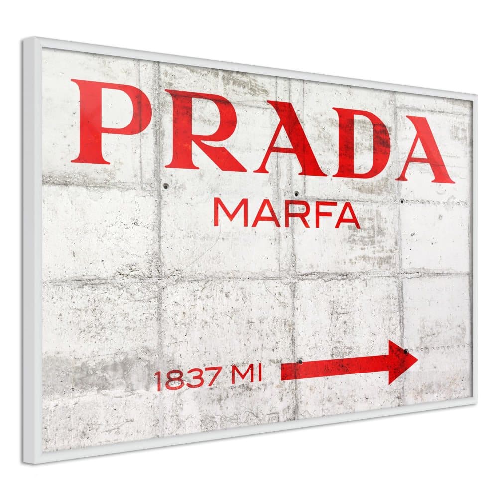 Affisch - Prada (Red)