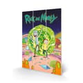 Miniatyrbilde 1 av 2: Rick And Morty Portal Wall Art
