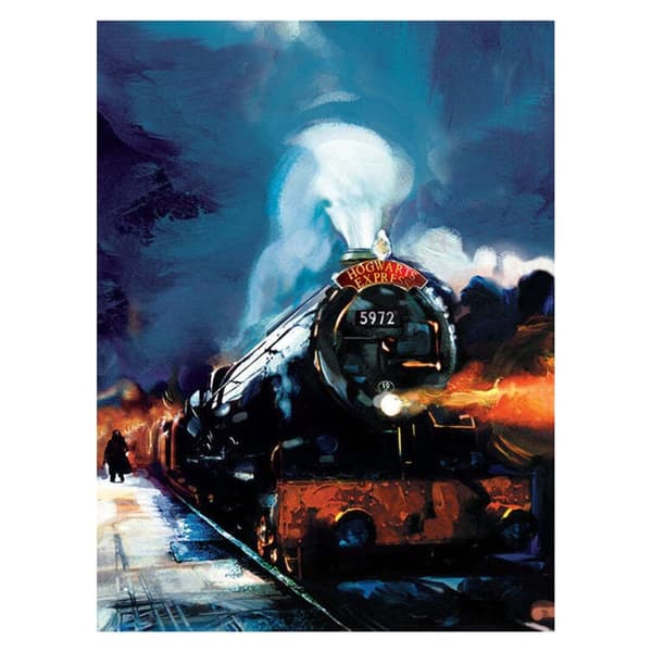 Harry Potter Hogwarts Express Canvas Print Multicoloured 60cm x 80cm
