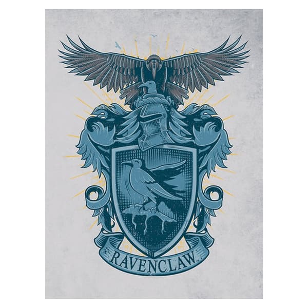 Harry Potter Ravenclaw Canvas Print Blue 60cm x 80cm