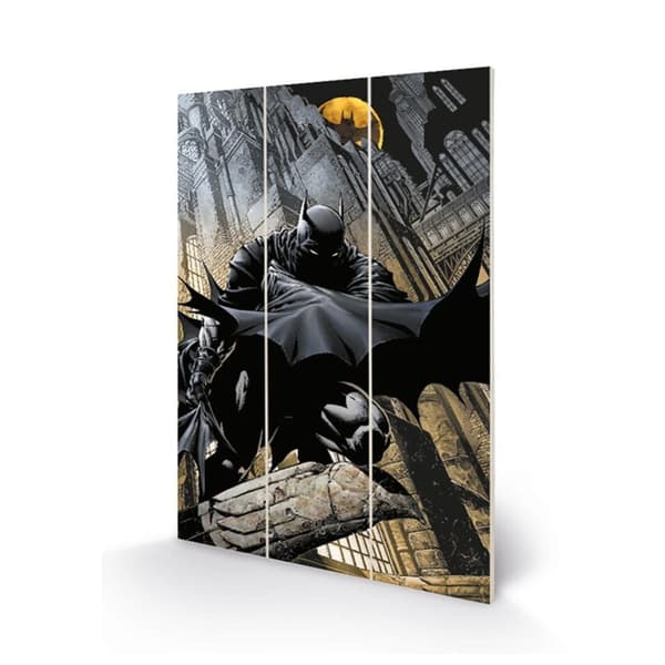 Batman Wood Print Multicoloured One Size