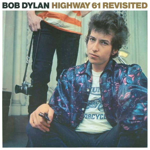 Bob Dylan Highway 61 Revisted Framed Canvas Print