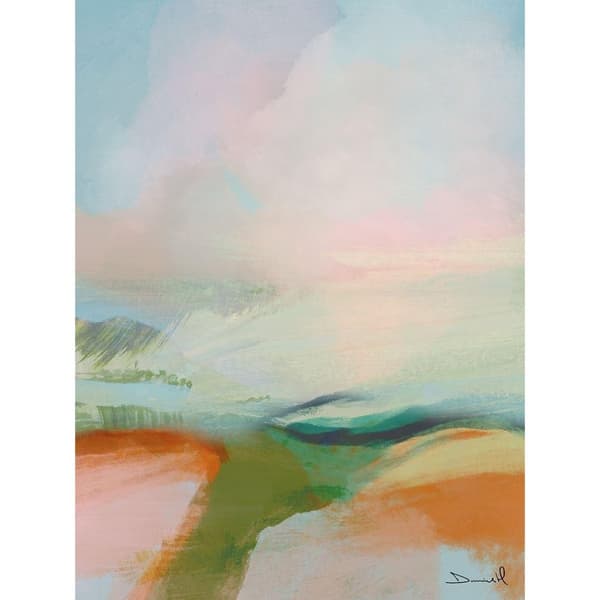 Dan Hobday Peach Hills Canvas Print