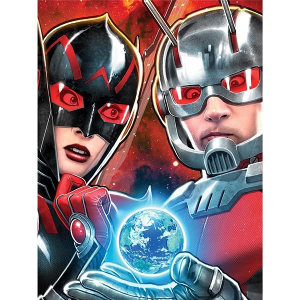 Ant-Man And The Wasp Small World Framed Canvas Print