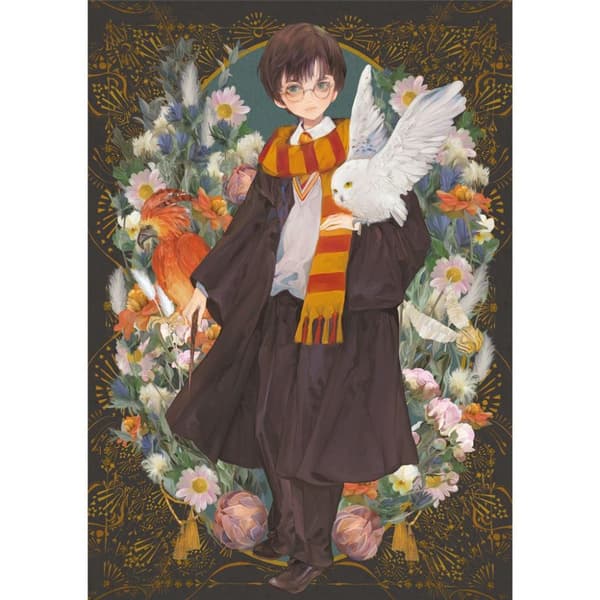 Harry Potter Yume Fantasy Framed Canvas Print Multicoloured 40cm x 30cm