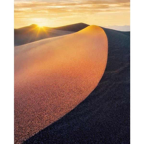 Dennis Frates Death Valley Sunrise Framed Canvas Print