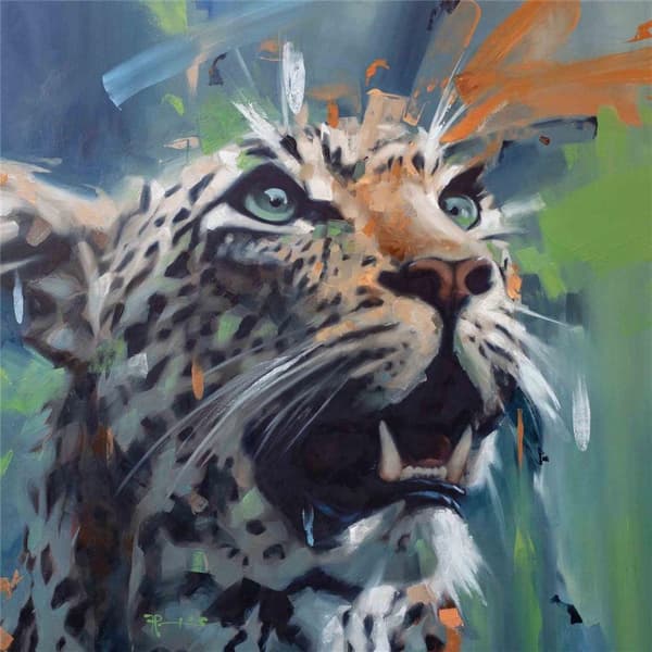 Frank Pretorius Leopard Canvas Print