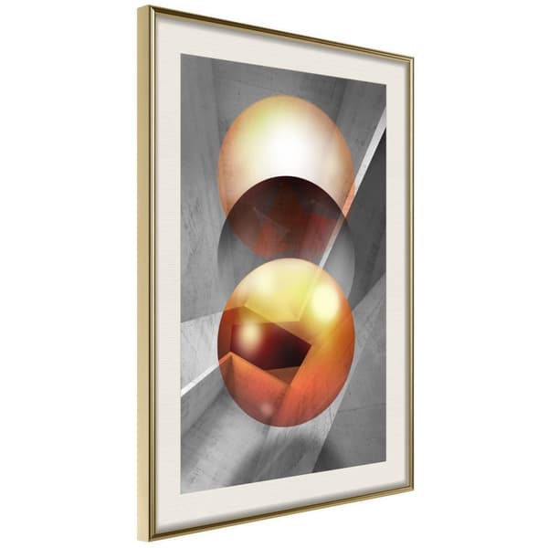 Inramad Poster / Tavla - Enchanted Globes