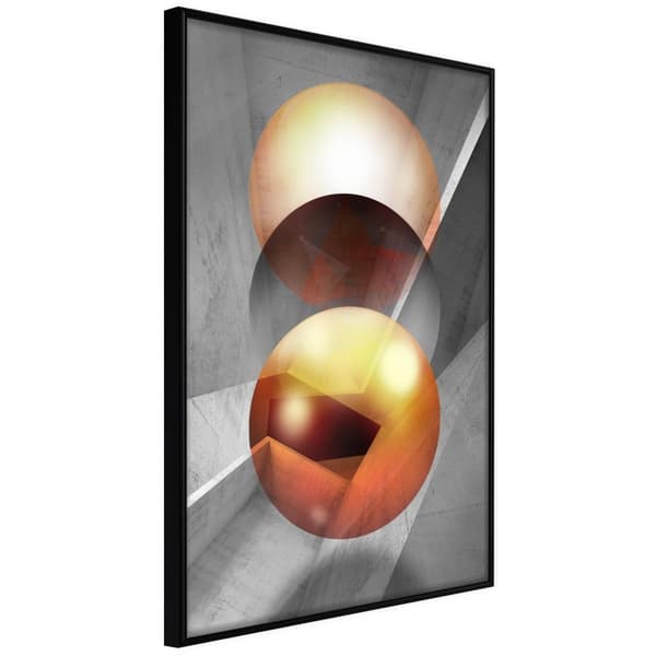 Inramad Poster / Tavla - Enchanted Globes