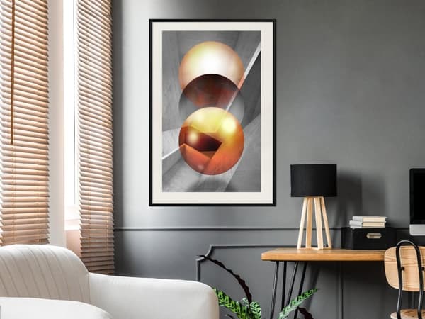 Inramad Poster / Tavla - Enchanted Globes