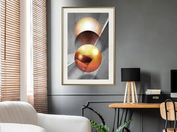 Inramad Poster / Tavla - Enchanted Globes
