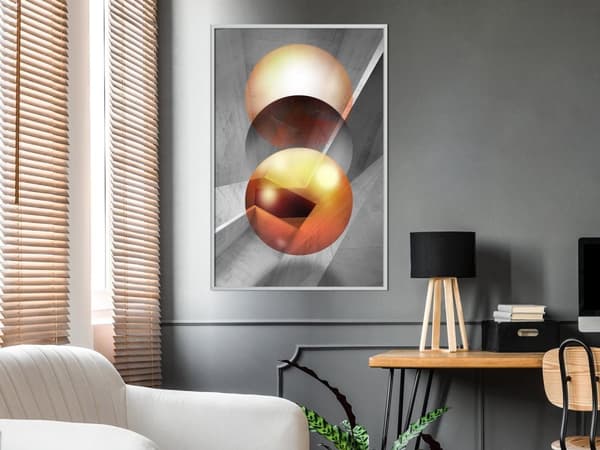 Inramad Poster / Tavla - Enchanted Globes