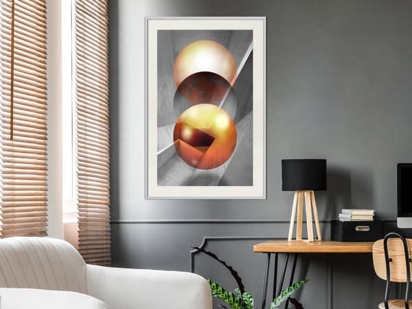 Inramad Poster / Tavla - Enchanted Globes