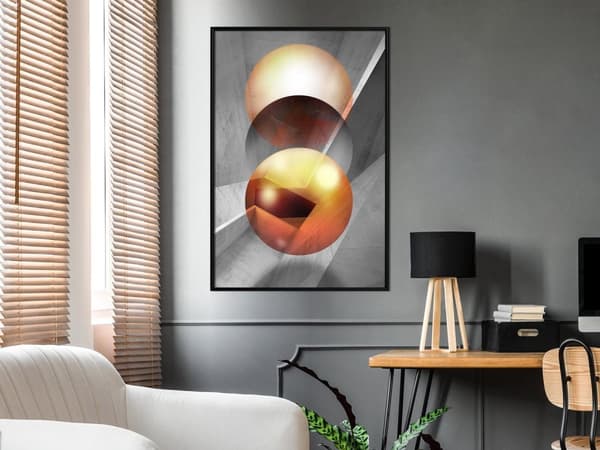 Inramad Poster / Tavla - Enchanted Globes