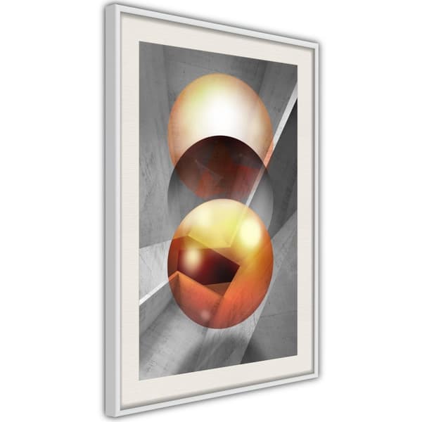 Inramad Poster / Tavla - Enchanted Globes