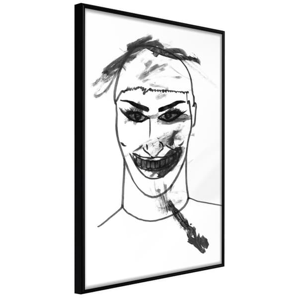 Inramad Poster / Tavla - Scary Clown