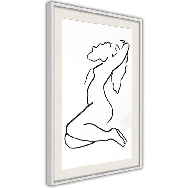 Inramad Poster / Tavla - Coquettish Pose