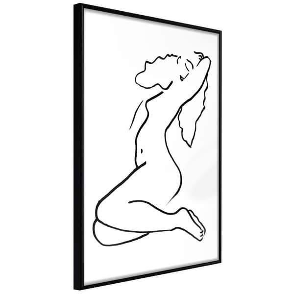 Inramad Poster / Tavla - Coquettish Pose