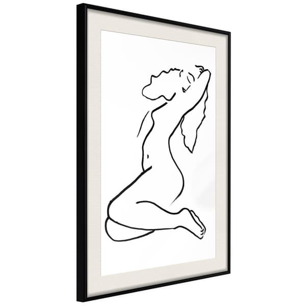 Inramad Poster / Tavla - Coquettish Pose
