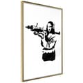 Miniatyrbild 1 av 9: Inramad Poster / Tavla - Banksy: Mona Lisa with Bazooka II