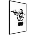 Miniatyrbild 1 av 9: Inramad Poster / Tavla - Banksy: Mona Lisa with Bazooka II