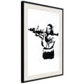 Miniatyrbild 1 av 9: Inramad Poster / Tavla - Banksy: Mona Lisa with Bazooka II