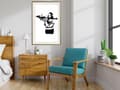 Miniatyrbild 6 av 9: Inramad Poster / Tavla - Banksy: Mona Lisa with Bazooka II