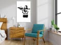 Miniatyrbild 7 av 9: Inramad Poster / Tavla - Banksy: Mona Lisa with Bazooka II