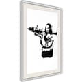 Miniatyrbild 1 av 9: Inramad Poster / Tavla - Banksy: Mona Lisa with Bazooka II