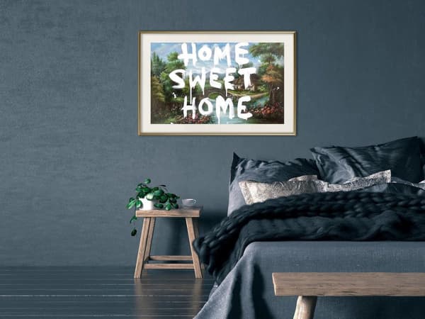 Inramad Poster / Tavla - There's No Place Like Home