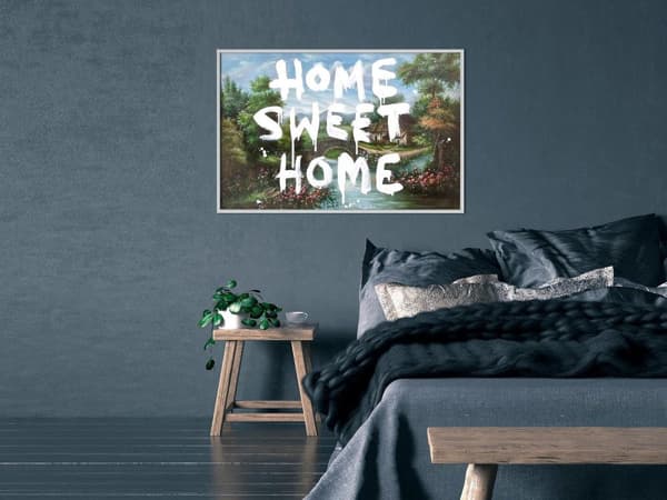 Inramad Poster / Tavla - There's No Place Like Home