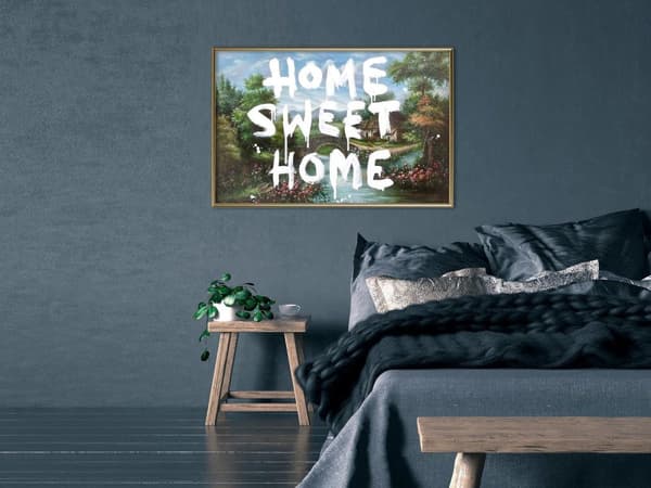 Inramad Poster / Tavla - There's No Place Like Home