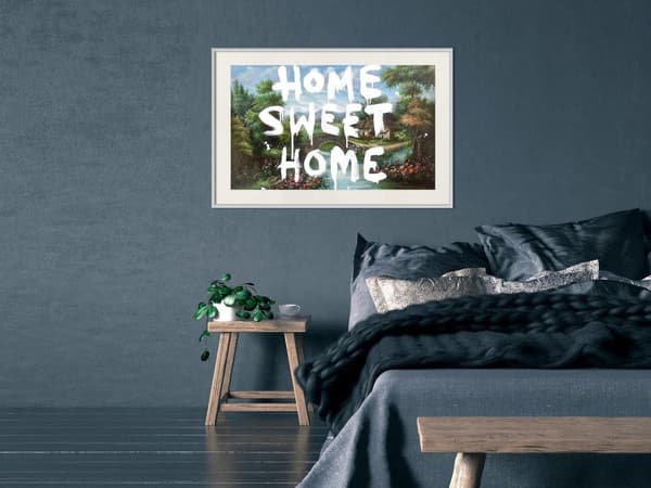 Inramad Poster / Tavla - There's No Place Like Home