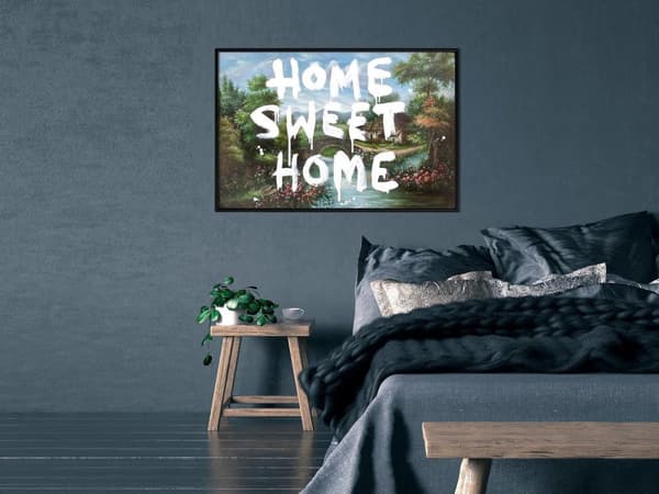 Inramad Poster / Tavla - There's No Place Like Home