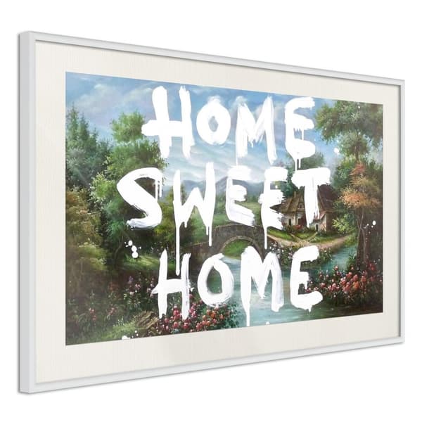 Inramad Poster / Tavla - There's No Place Like Home