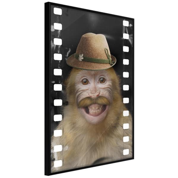 Inramad Poster / Tavla - Dressed Up Monkey